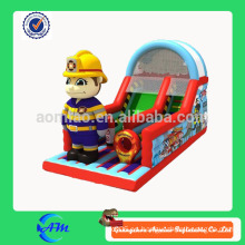 Bombero inflable saltar diapositiva tobogán inflable